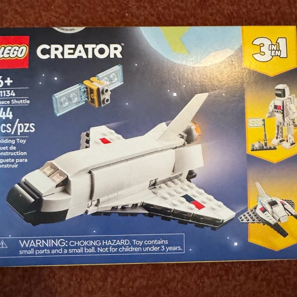 LEGO Creator 3 in 1 Space Shuttle Building Toy